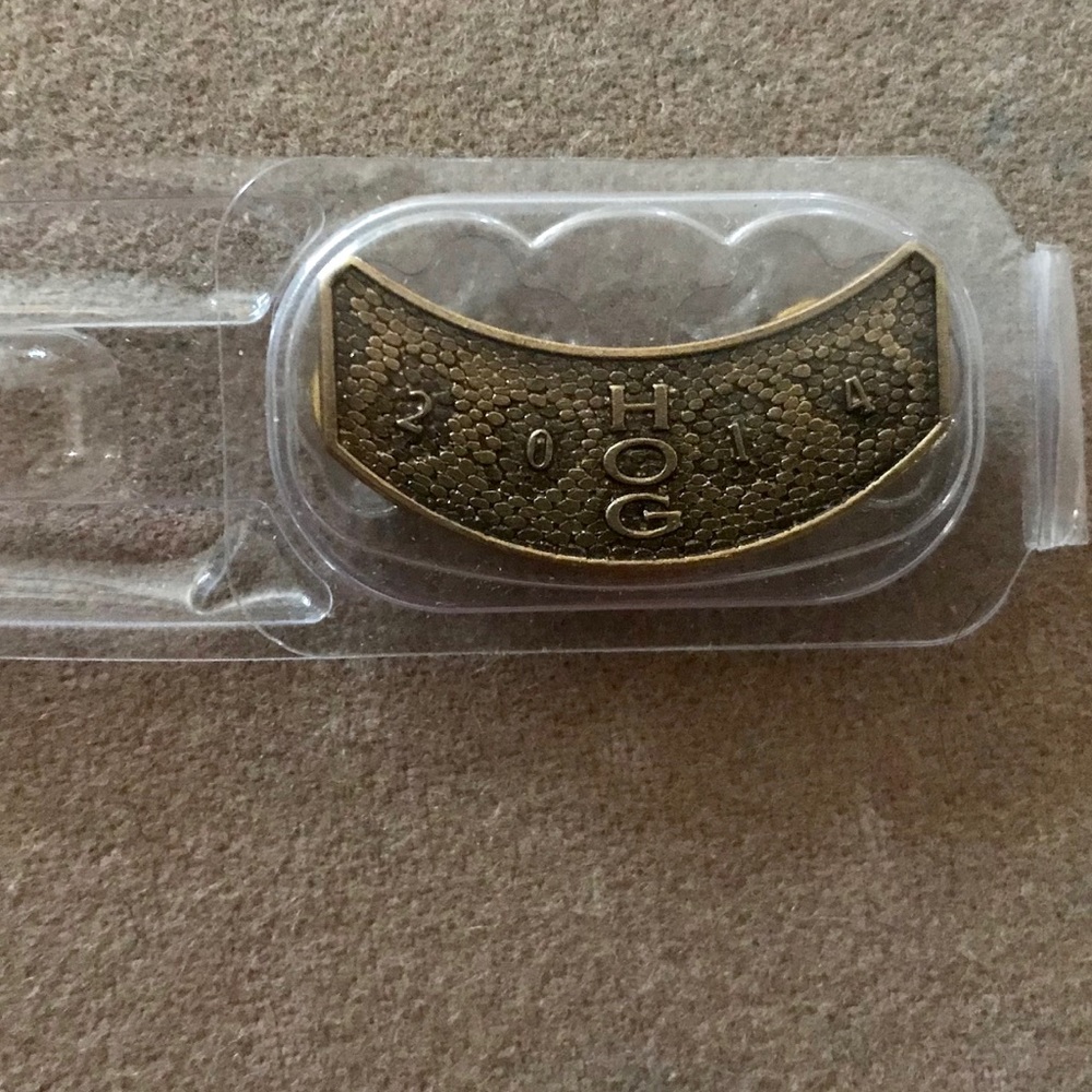 Harley Davidson 2014 HOG Vintage Brass Bar Pin